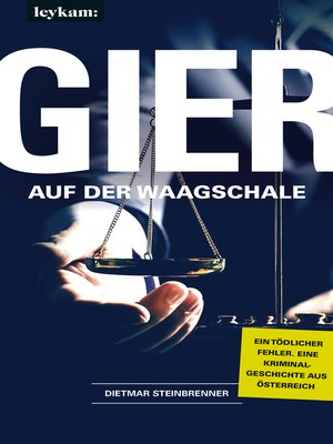 cover image of Gier auf der Waagschale